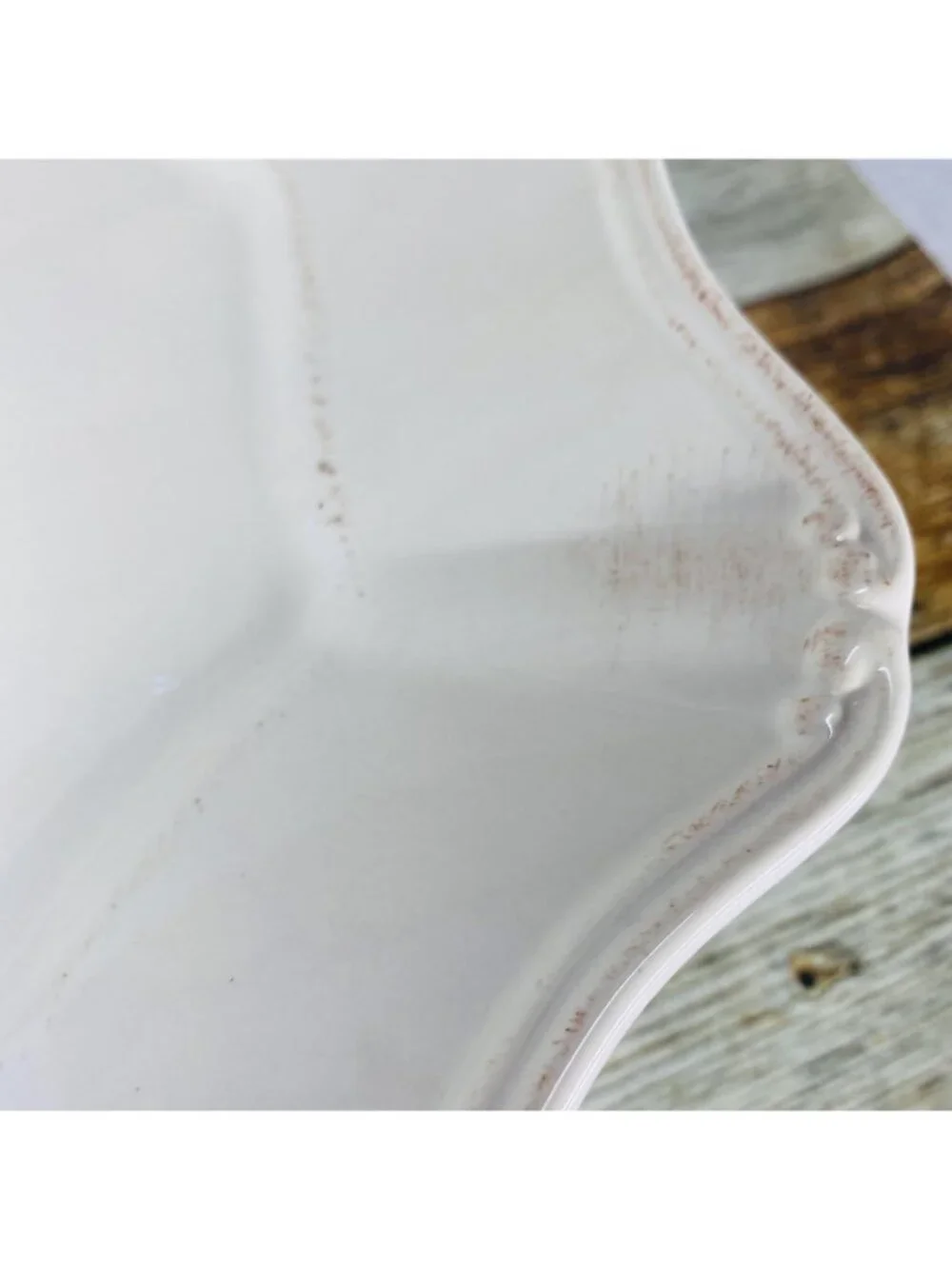 Signature ISBELLA Ivory  Embossed Edge  Scalloped 13